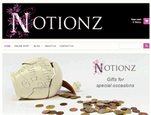 Tablet Screenshot of notionz.ie
